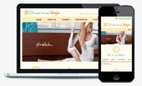 The Dharma Yoga Website Tutorial - Women Yoga Teacher, HD Png Download, Transparent PNG