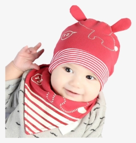 Baby Hat Spring New Baby Cotton Hat Head Cap Sleeve - Baby, HD Png Download, Transparent PNG