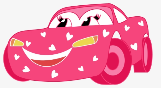 Transparent Pink Car Png - Clip Art Pink Car, Png Download, Transparent PNG