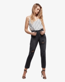 Slim Straight Jean In Colour Caviar - Photo Shoot, HD Png Download, Transparent PNG