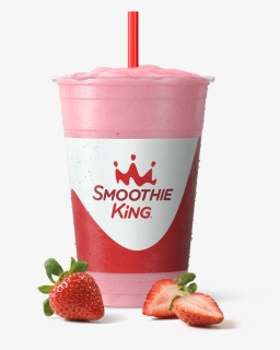 Sk Slim Slim N Trim Strawberry With Ingredients - Smoothie King Smoothie, HD Png Download, Transparent PNG