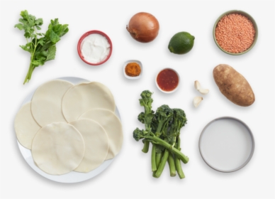 Potato & Broccolini Samosas With Coconut Lentils & - Natural Foods, HD Png Download, Transparent PNG
