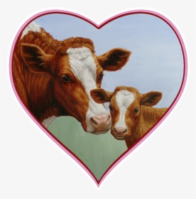 Cute Guernsey Cow, HD Png Download, Transparent PNG