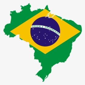 Brazil Flag Shape, HD Png Download, Transparent PNG
