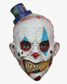 25410 - Scary Clown Mask With Hat, HD Png Download, Transparent PNG