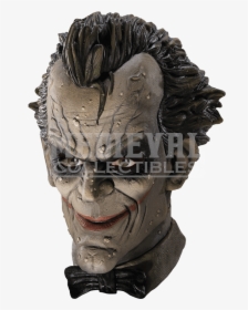 Arkham Joker Deluxe Vinyl Mask - Joker Latex Mask, HD Png Download, Transparent PNG