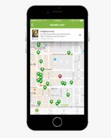 Taphunter App Map Screen - Tap Hunter, HD Png Download, Transparent PNG