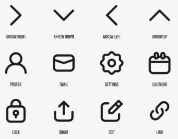 Icons, Web, Symbols, Communication, Digital, Graphic - Chinese Character Clipart Black And White, HD Png Download, Transparent PNG