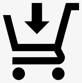 Cart Arrow Down - Cart Arrow Down Icon, HD Png Download, Transparent PNG