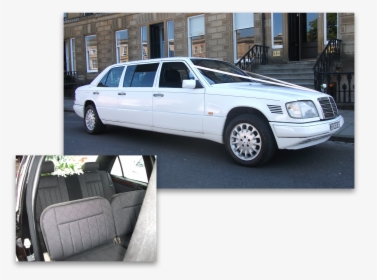 White Ribbon Wedding Cars White Mercedes-benz 7 Passenger - City Hall, HD Png Download, Transparent PNG