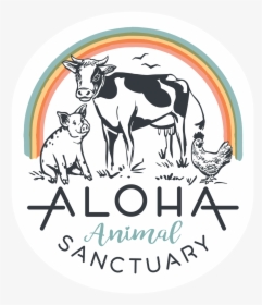 Aloha Animal Sanctuary Logo Oval - Label, HD Png Download, Transparent PNG
