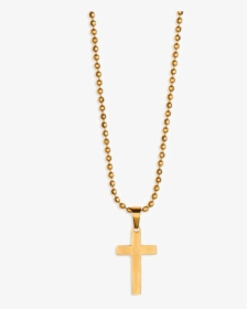 Chain Png Clipart - Ball Chain Gold Cross, Transparent Png, Transparent PNG