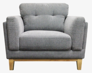 Ivy Single Seater Sofa - Single Grey Sofa Png, Transparent Png, Transparent PNG