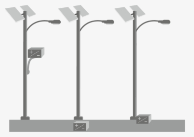 Basic Components Of Solar Led Street Light, HD Png Download, Transparent PNG
