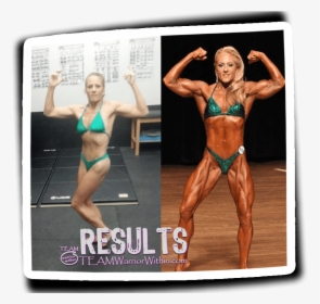 Before & After Shot - Before And After Ifbb Pro Women, HD Png Download, Transparent PNG