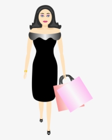 Shopping Clipart Model - Clip Art, HD Png Download, Transparent PNG