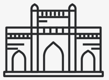 Gateway Of India Icon, HD Png Download, Transparent PNG