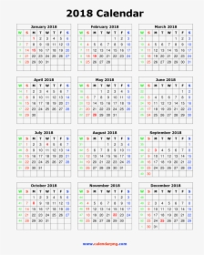 Download Calendar 2018 Png Hd For Designing Projects - Calendar 2018 Png Hd, Transparent Png, Transparent PNG