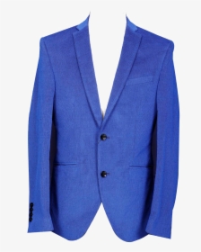 Blue Blazer For Men Png Free Download - Formal Wear, Transparent Png, Transparent PNG