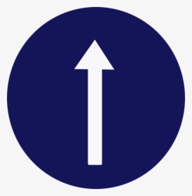 Straight, Arrow, Sign, Top, Road Sign, Roadsign - Sign Top, HD Png Download, Transparent PNG