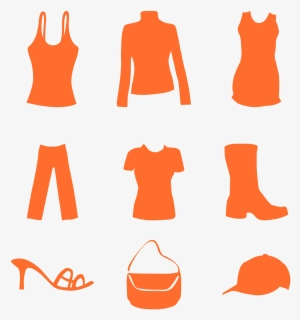 Fashion, Cloths, Lady, Woman, Girl, Style, Clothes - Clothes And Shoes Clipart, HD Png Download, Transparent PNG