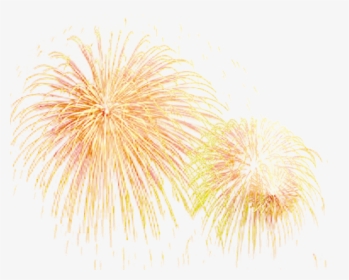 Fireworks Effect Png Download - Dorados Fuegos Artificiales Png, Transparent Png, Transparent PNG