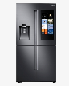 4 Door Refrigerator With Tv, HD Png Download, Transparent PNG