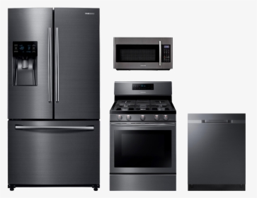 Samsung Black Stainless Steel Appliances, HD Png Download, Transparent PNG