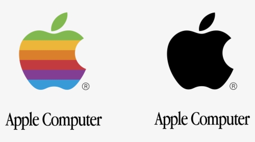 Apple Logo Png Transparent - First Logo Of Apple, Png Download, Transparent PNG