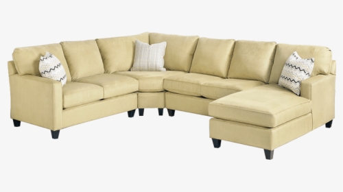 U Shaped Sectional Sofa With Conical Block Legs - U Shaped Sofa Png, Transparent Png, Transparent PNG