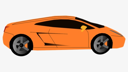 Car, Vehicle, Lamborghini, Transportation, Travel - Car Clipart Side View, HD Png Download, Transparent PNG