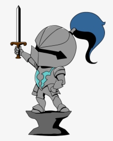 Sword In The Stone Knight V3 - Cartoon, HD Png Download, Transparent PNG