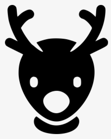 Christmas Deer - Cartoon, HD Png Download, Transparent PNG