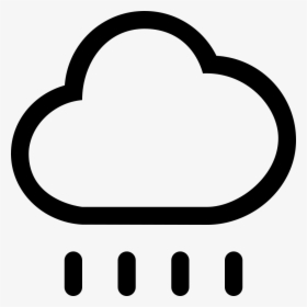 Rain Cloud Weather Symbol Clipart , Png Download - Rain Weather Symbols, Transparent Png, Transparent PNG