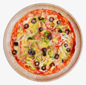 Veg Pizza Png, Transparent Png, Transparent PNG