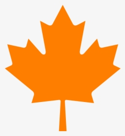 Orange Leaf Free Leaves Cliparts Clip Art Transparent - Red Canadian Maple Leaf, HD Png Download, Transparent PNG