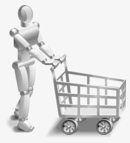 Shopping Cart, Shopping, Cart, Ecommerce, E-commerce - Artificial Intelligence In Online Shopping, HD Png Download, Transparent PNG