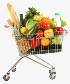 Shopping Cart Supermarke Png Image Free Download Searchpng - Full Shopping Trolley, Transparent Png, Transparent PNG