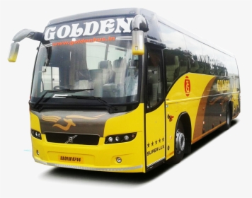 Golden Bus Pune To Mumbai, HD Png Download, Transparent PNG