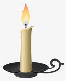 Candlestick Computer Icons Clip Art - Transparent Background Candle Clipart, HD Png Download, Transparent PNG