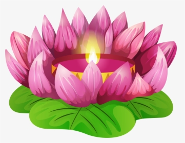 Lotus Candle Transparent Image , Png Download, Png Download, Transparent PNG