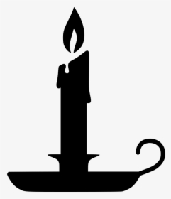 Outline Candles Png - Candle Black And White Png, Transparent Png, Transparent PNG