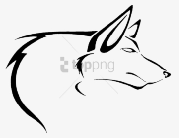 Free Png Wolf Tattoo Simple Png Image With Transparent - Simple Wolf Tattoo Design, Png Download, Transparent PNG