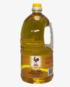 Cock Brand 100$% Pure Groundnut Oil 2l   Title Cock - Cock Brand Groundnut Oil, HD Png Download, Transparent PNG