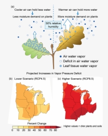Infographic Displaying The Effects Of Projected Increases - National Climate Assessment Midwest, HD Png Download, Transparent PNG