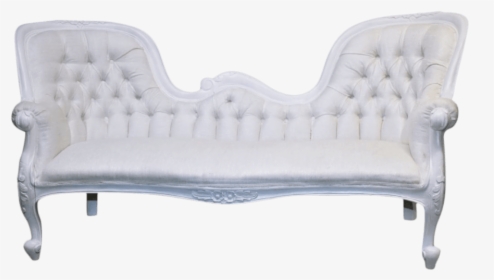 White Velvet Sofa - Studio Couch, HD Png Download, Transparent PNG