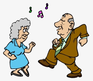 Old Couple Dancing Clipart , Png Download - Elderly Dancing Clipart, Transparent Png, Transparent PNG