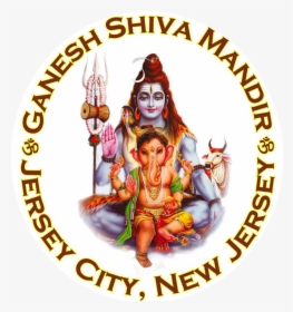 Ganesh Shiva Mandir - Lord Shiva And Ganesha, HD Png Download, Transparent PNG