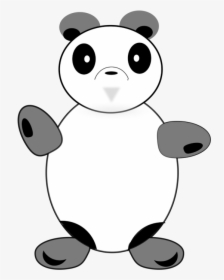 Monochrome Photography,line,teddy Bear - Cartoon, HD Png Download, Transparent PNG