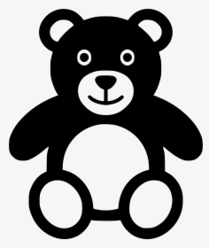 Teddy Bear - Clip Art Black Teddy Bear, HD Png Download, Transparent PNG
